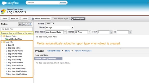 Salesforce Custom Report Types