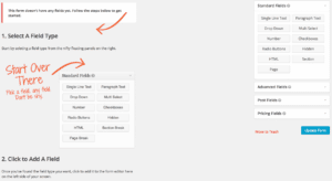 Step Two for Web-to-Lead Form in WordPress